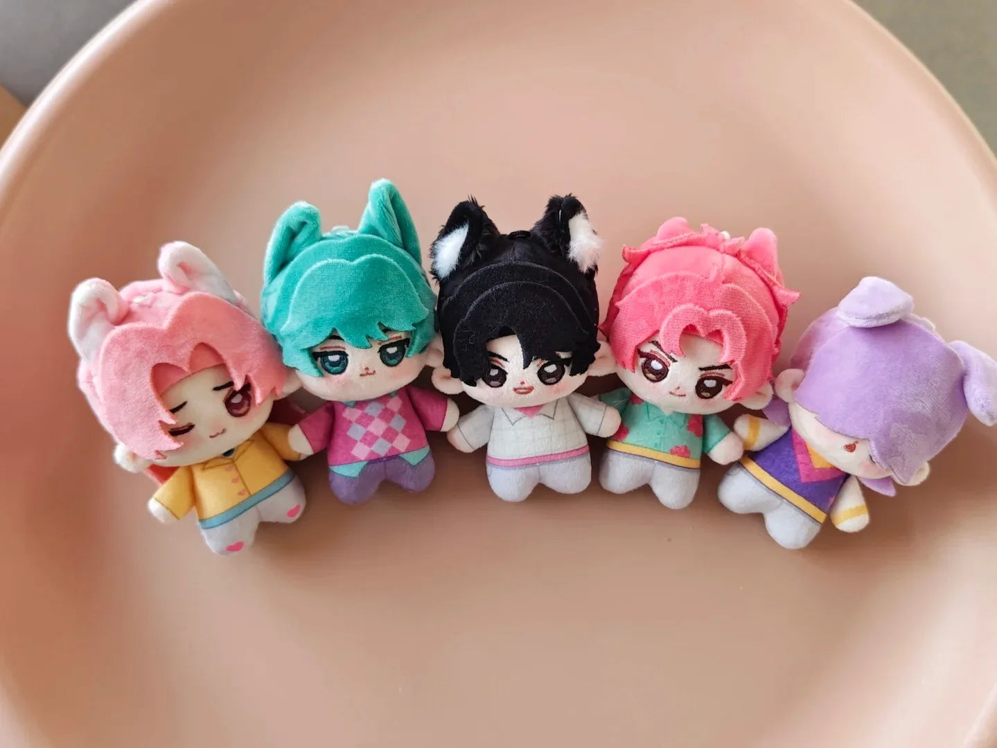 NEW Anime Kpop Demon Hunters Plush Cute K-POP Tiger Plushies Soft Stuffed Desk Decoration Doll Toy Fans Gift Party Favors