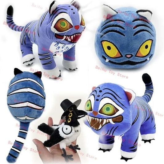 NEW Kpop Demon Hunters Tiger Plush Cute Cartoon Bird Plushie Kawaii Anime Stuffed Doll Soft Decor Pillow Toy Gift For Girl Kids