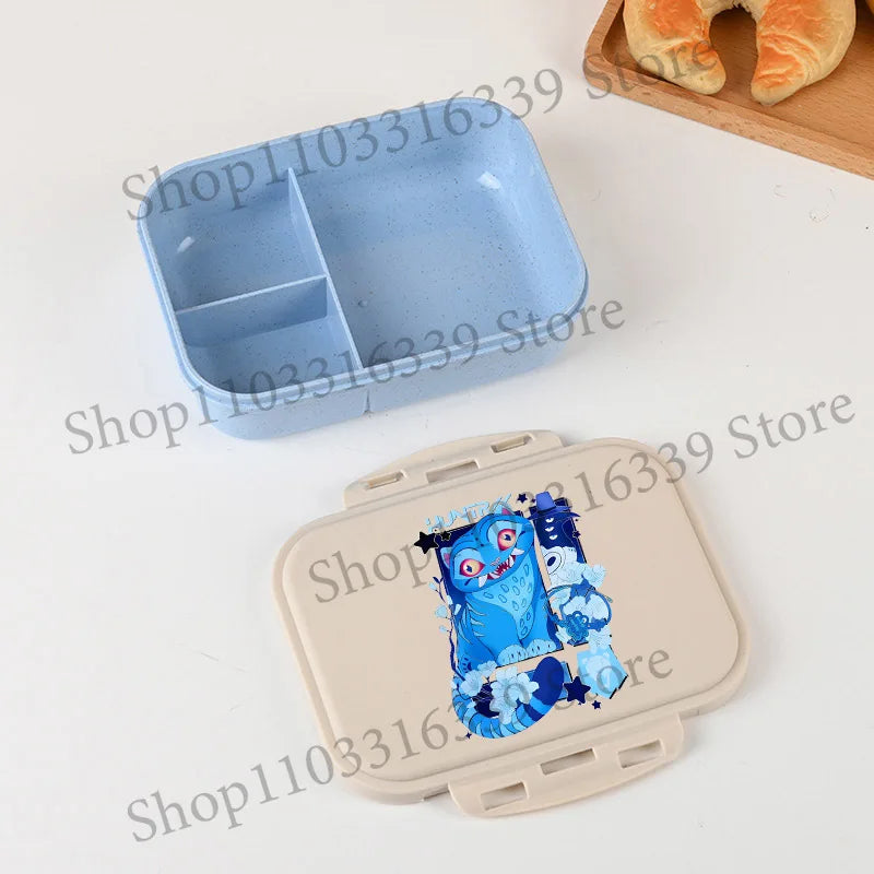 KPop Demon Hunters Lunch Box Cool Girls Portable Bento Box Anime Food Container Available Microwave Heat Kids Toast Boxes Gifts
