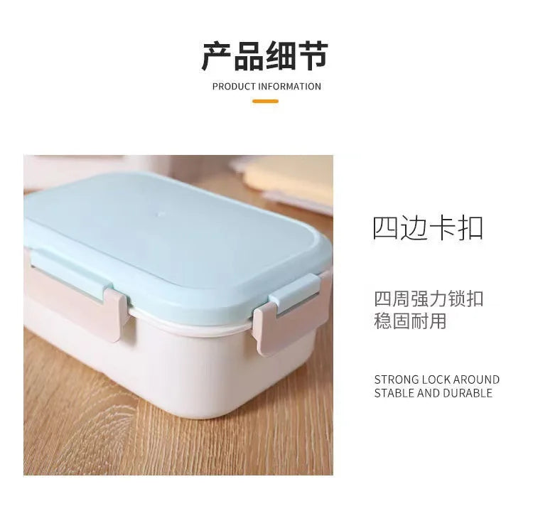 K-pop Demon Hunters Large Capacity Partitioned Lunch Box Cartoon Letter A-Z Printed Bento Box Portable Food Storage Container