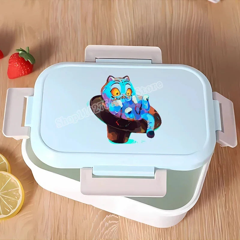 KPop Demon Hunters Lunchbox Anime Character Print Lunch Bags Student Portable Thermal Storage Boxs Cartoon Food Organiser Gifts