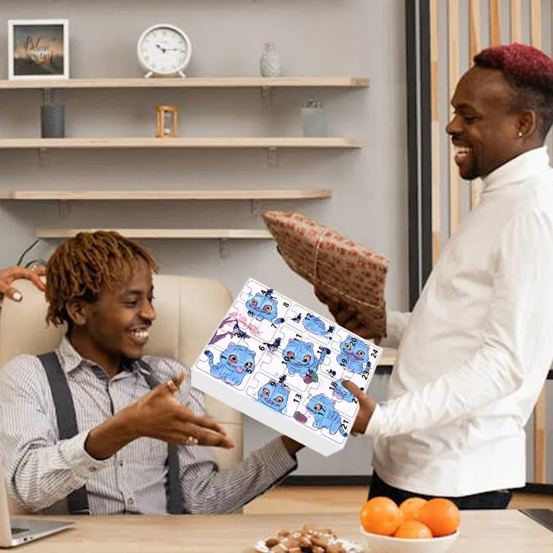 KPop Demon Hunters Advent Calendar Anime Doll Christmas Atmosphere Decorative Gifts New Year 24 Days Countdown Surprise Box Gift