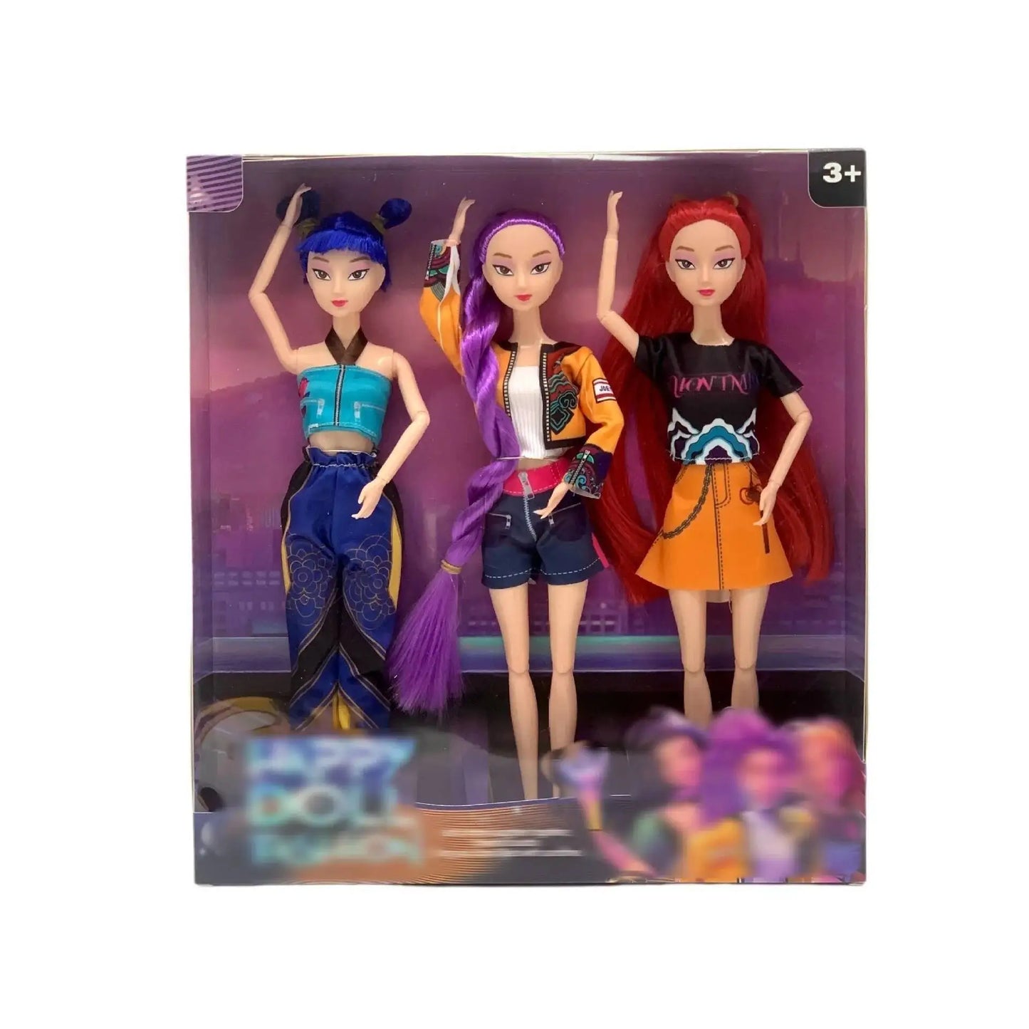 11in Kpop Demon Hunters Vinyl Figurines New K-POP Demon Slayer Miniatures Doll Lumimila Zoey Desktop Ornament Decoration Gifts