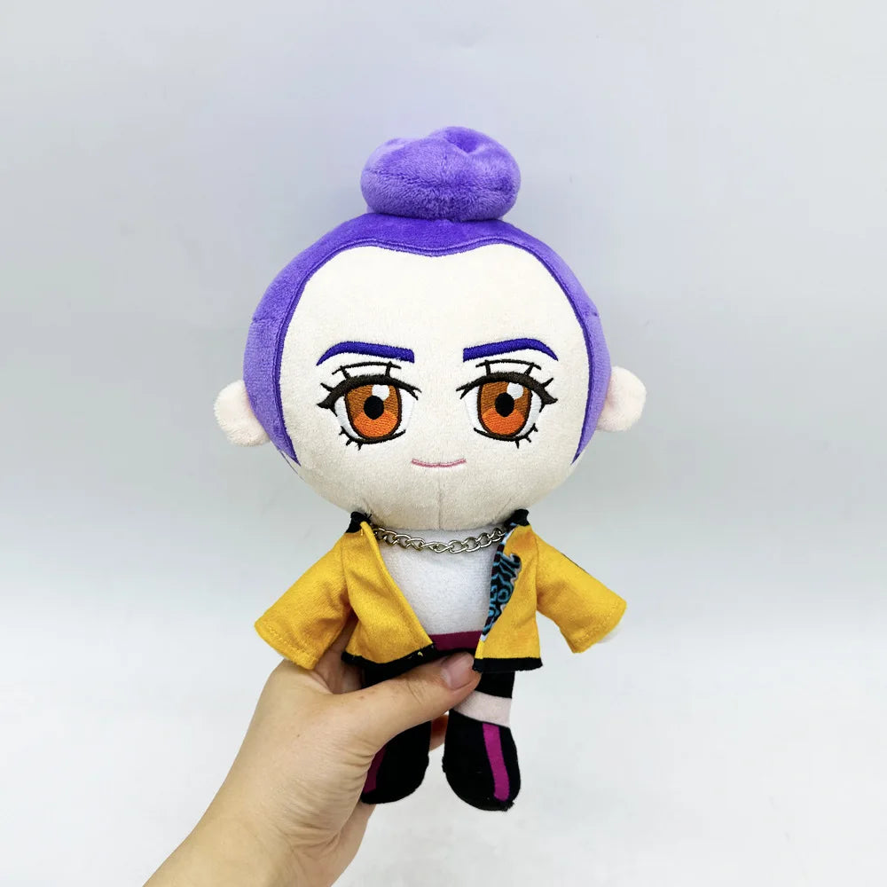17CM Kpop Demon Hunters Plush Toy Dolls Cartoon Stuffed Soft Toy Birthday Christmas Gift For Children