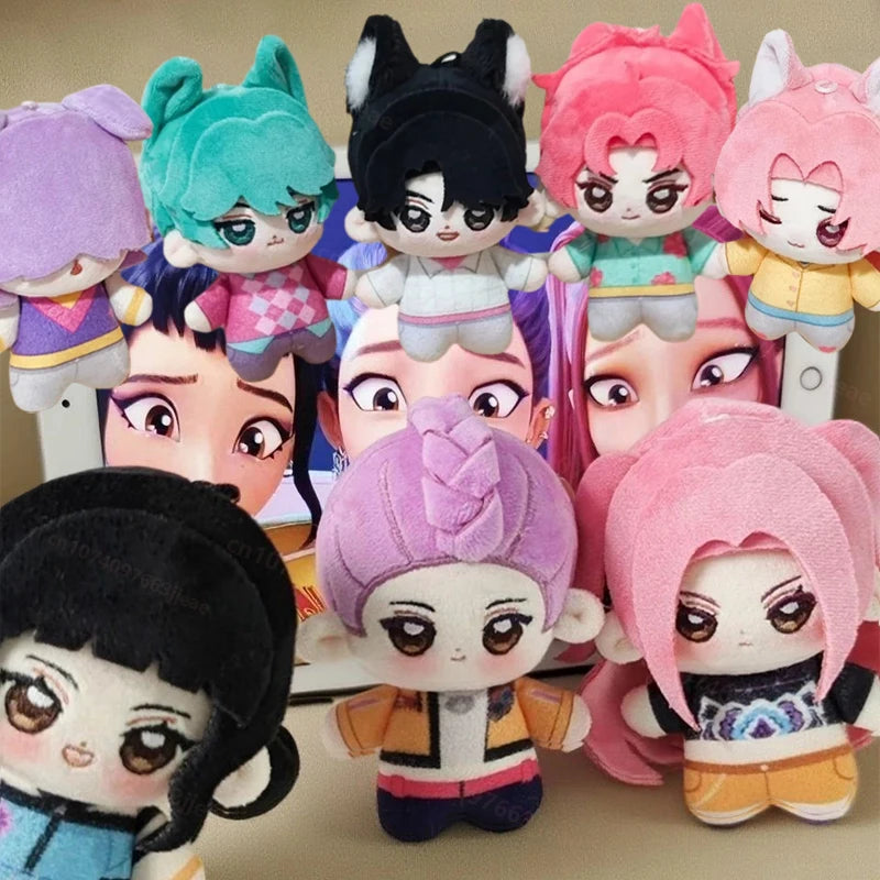 NEW Anime Kpop Demon Hunters Plush Cute K-POP Tiger Plushies Soft Stuffed Desk Decoration Doll Toy Fans Gift Party Favors