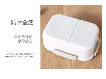 K-pop Demon Hunters Large Capacity Partitioned Lunch Box Cartoon Letter A-Z Printed Bento Box Portable Food Storage Container