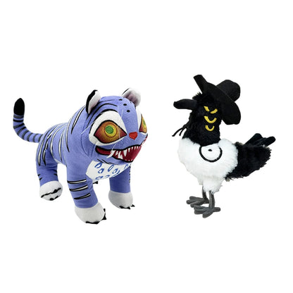 NEW Anime Kpop Demon Hunters Plush Cute K-POP Tiger Plushies Soft Stuffed Desk Decoration Doll Toy Fans Gift Party Favors