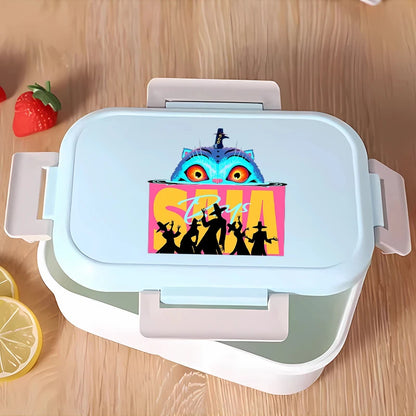 KPop Demon Hunters Lunchbox Anime Character Print Lunch Bags Student Portable Thermal Storage Boxs Cartoon Food Organiser Gifts