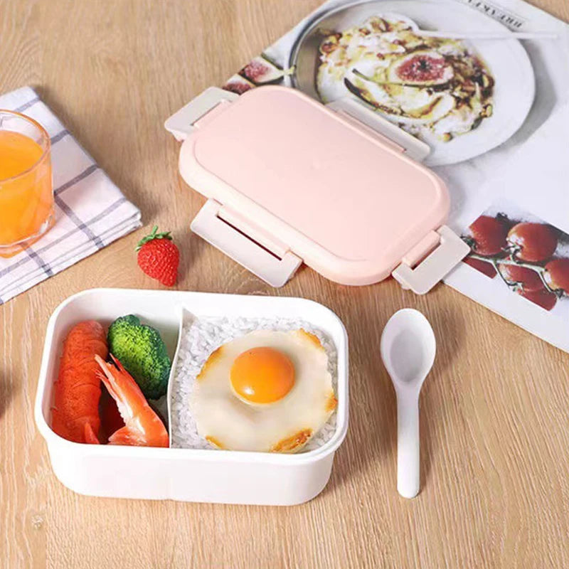 K-pop Demon Hunters Large Capacity Partitioned Lunch Box Cartoon Letter A-Z Printed Bento Box Portable Food Storage Container