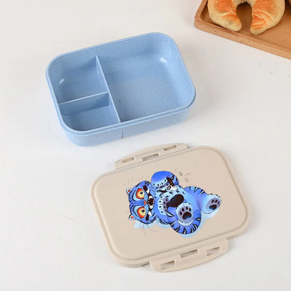 KPop Demon Hunters Lunch Box Cool Girls Portable Bento Box Anime Food Container Available Microwave Heat Kids Toast Boxes Gifts