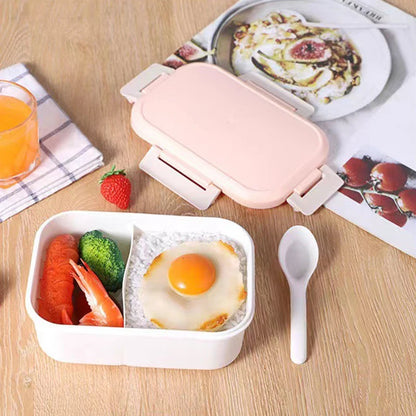 K-pop Demon Hunters Large Capacity Partitioned Lunch Box Cartoon Letter A-Z Printed Bento Box Portable Food Storage Container