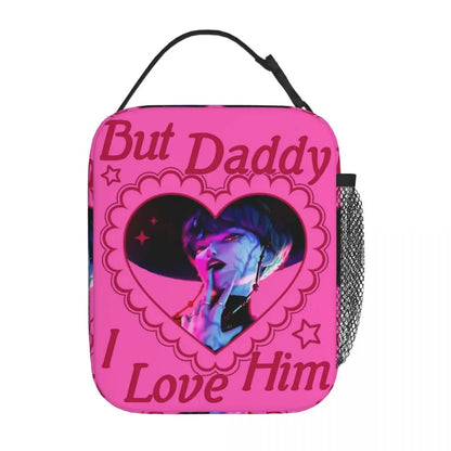 KPOP Demon Hunters Anime Lunch Bag Portable Lunch Box Girls Outdoor Picnic Print Cooler Bag Funny Oxford Tote Food Bags