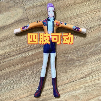 Kpop Movie Demon Hunters Cosplay Doll Plush Stuffed Dolls Abstract Joint Flexible Room Decoration Halloween Props Unisex Gifts