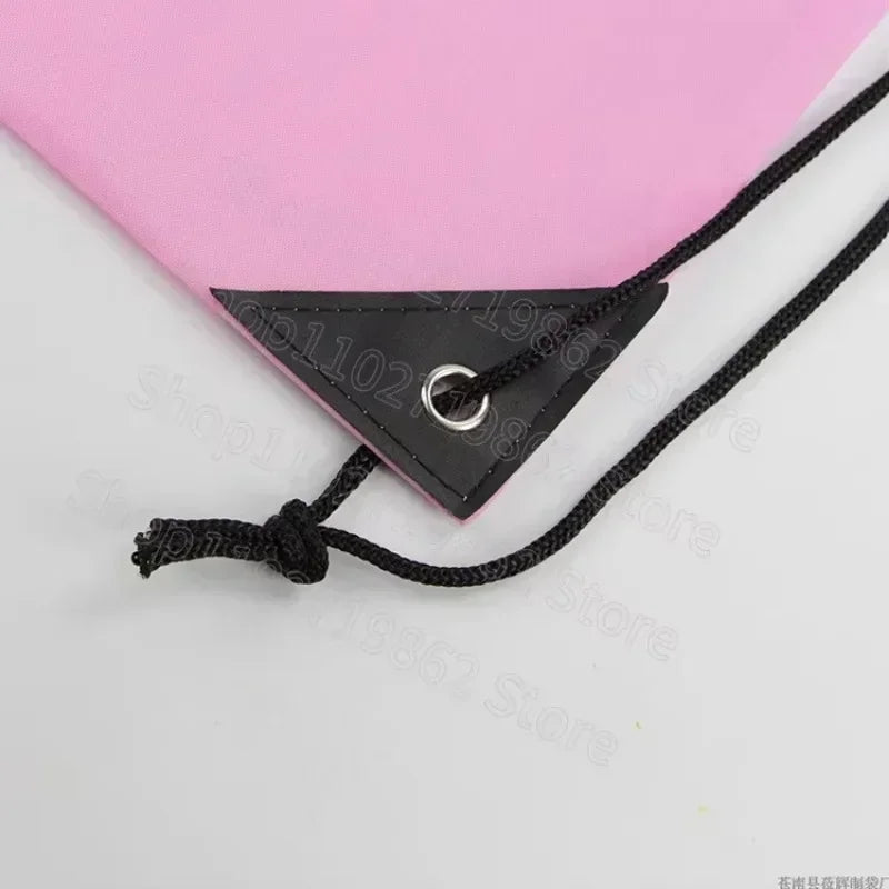 KPop Demon Hunters Backpack Girl Handbag Kawaii Cartoon Printed Bags Large Capacity Waterproof Drawstring Bag Kid Birthday Gifts