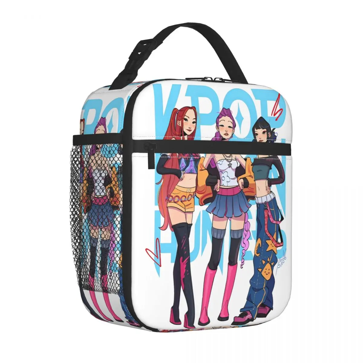 Lunch Boxes KPop Demon Hunters Huntrix Merch Storage Food Box Fashion Cooler Thermal Lunch Box For School