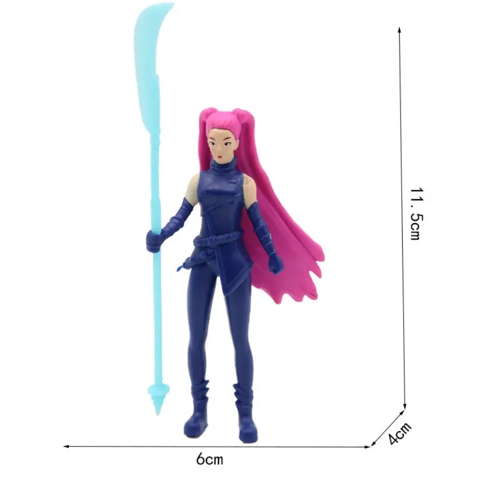 Popular anime K-pop demon hunter doll "Devil Hunter" character Rumi Mira Zoey Derpys tiger statue toy table decoration statue or